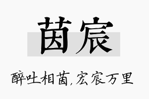 茵宸名字的寓意及含义