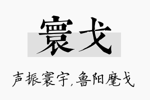 寰戈名字的寓意及含义