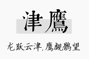 津鹰名字的寓意及含义