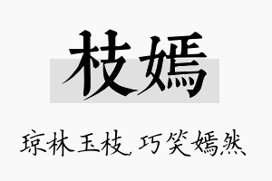 枝嫣名字的寓意及含义