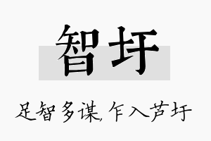 智圩名字的寓意及含义