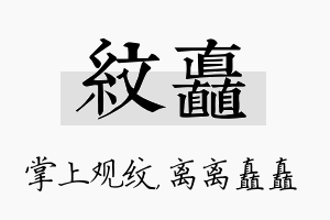 纹矗名字的寓意及含义