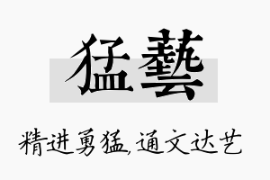 猛艺名字的寓意及含义