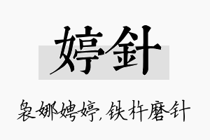 婷针名字的寓意及含义