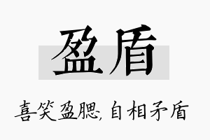 盈盾名字的寓意及含义