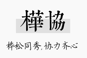 桦协名字的寓意及含义